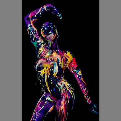 Rich Diltz- Dancing the Rainbow, Wall Art, Rich Diltz Body Paint Photography, Atrium 916 - Sacramento.Shop