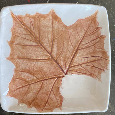 Lorna M Designs - Maple Leaf Dish, Ceramics, Atrium 916, Atrium 916 - Sacramento.Shop