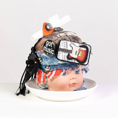 Grace Yip Designs - Rock With You Baby Doll Art, Home Decor, Grace Yip Designs, Sacramento . Shop