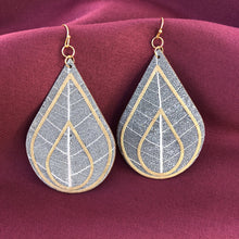 Load image into Gallery viewer, Susan Twining Creations - Bodhi Skeleton Leaf Drop Earrings, Jewelry, Susan Twining Creations, Sacramento . Shop
