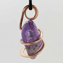 Load image into Gallery viewer, Arcane Moon - Copper Wrapped Amethyst Pendant, Jewelry, Arcane Moon, Atrium 916 - Sacramento.Shop
