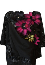 Load image into Gallery viewer, Grace Yip Designs- Inky Hued Flower Dress, Fashion, Grace Yip Designs, Sacramento . Shop

