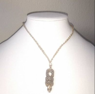 Creations by Jennie J Malloy - Stone Snake Necklace, Jewelry, Creations by Jennie J Malloy, Atrium 916 - Sacramento.Shop