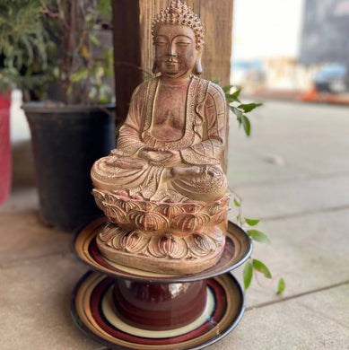 Siddharthas Garden- Brown Buddha, Outdoor & Garden, Siddhartha’s Garden, Atrium 916 - Sacramento.Shop