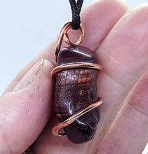 Load image into Gallery viewer, Arcane Moon - Cold forged Copper Wrapped Red Tigereye Pendant, Jewelry, Arcane Moon, Atrium 916 - Sacramento.Shop

