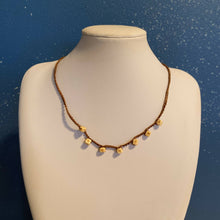 Load image into Gallery viewer, Creations by Jennie J Malloy - Square Beige Bead Necklace, Jewelry, Creations by Jennie J Malloy, Atrium 916 - Sacramento.Shop
