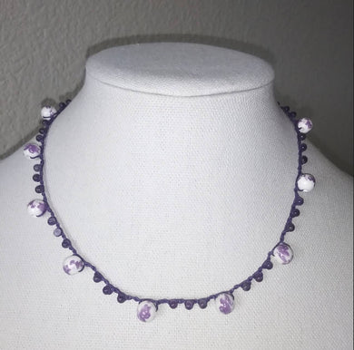 Creations by Jennie J Malloy-Amethyst Spheres and China Bead Necklace, Jewelry, Creations by Jennie J Malloy, Atrium 916 - Sacramento.Shop