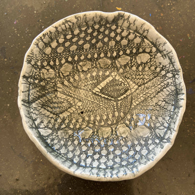 Lorna M Designs - Green and White Bowl, Ceramics, Atrium 916, Atrium 916 - Sacramento.Shop