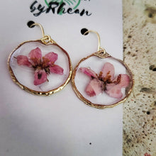 Load image into Gallery viewer, Island Girl Art - Pressed Flower Earrings, Jewelry, Island Girl Art by Rhean, Atrium 916 - Sacramento.Shop
