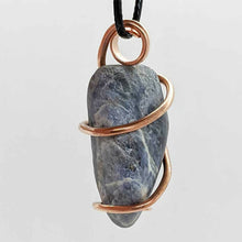 Load image into Gallery viewer, Arcane Moon - Copper Wrapped Sodalite Pendant, Jewelry, Arcane Moon, Atrium 916 - Sacramento.Shop
