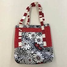 Load image into Gallery viewer, Shop for Hope - &quot;Red Floral&quot; Mesh Tote, Bags, Shop For Hope, Atrium 916 - Sacramento.Shop
