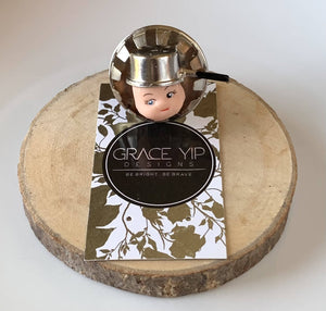 Grace Yip Designs- Pot Head baby hole plug ring, Jewelry, Grace Yip Designs, Atrium 916 - Sacramento.Shop