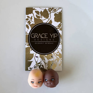 Grace Yip Designs- Together Friendship baby earrings, Jewelry, Grace Yip Designs, Atrium 916 - Sacramento.Shop