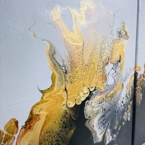 Kat Martinez -Golden Flames, Wall Art, Atrium 916, Atrium 916 - Sacramento.Shop