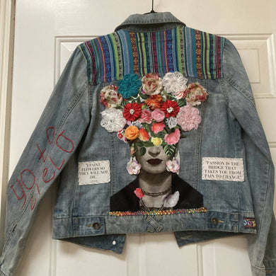 Maggie Devos - Embellished Frida Jacket Flower burst-Size Sm, Fashion, Maggie Devos, Atrium 916 - Sacramento.Shop