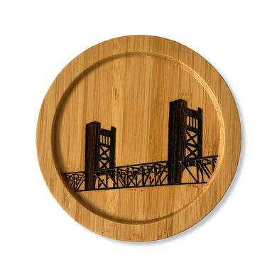 Nurelle Creations - Sacramento Tower Bridge Coaster, Kitchen & Dishware, Nurelle Creations, Atrium 916 - Sacramento.Shop
