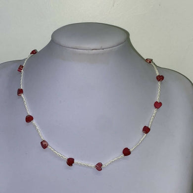 Creations by Jennie J Malloy - Red Jasper Hearts Necklace, Jewelry, Creations by Jennie J Malloy, Atrium 916 - Sacramento.Shop