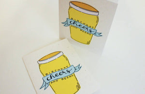 Handmade by Nicole - Cheers & Beers, Greeting Cards, Handmade By Nicole, Atrium 916 - Sacramento.Shop