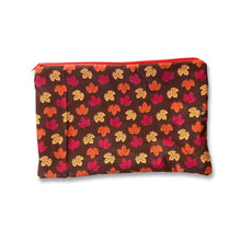 Load image into Gallery viewer, Nurelle Creations - Fall Leaves Zipper Pouch, Bags, Nurelle Creations, Sacramento . Shop
