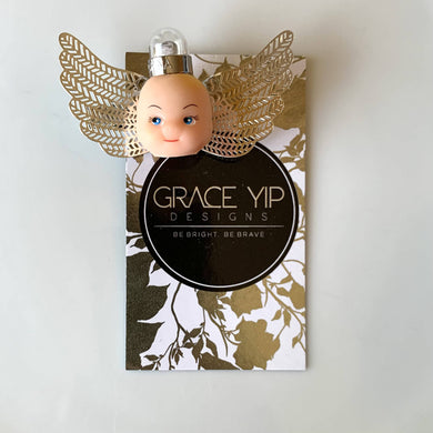 Grace Yip Designs- On the Wings of Love light up barrette, Jewelry, Grace Yip Designs, Atrium 916 - Sacramento.Shop