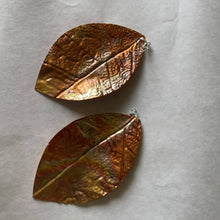 Load image into Gallery viewer, Joyce Pierce- Recycled Flame Painted Copper Earrings-Large, Jewelry, Joyce Pierce, Atrium 916 - Sacramento.Shop
