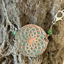 Load image into Gallery viewer, Joyce Pierce- Recycled Copper and Turquoise Pendant, Jewelry, Joyce Pierce, Atrium 916 - Sacramento.Shop
