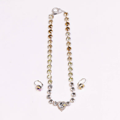 Lori Sparks- Swarovski Heart Necklace & Earring Set, Jewelry, Sparks by Beadologie, Sacramento . Shop
