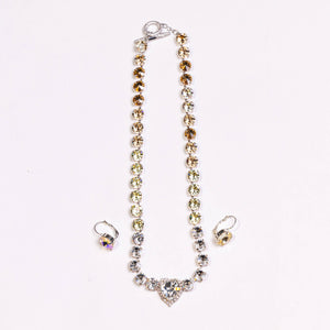 Lori Sparks- Swarovski Heart Necklace & Earring Set, Jewelry, Sparks by Beadologie, Sacramento . Shop
