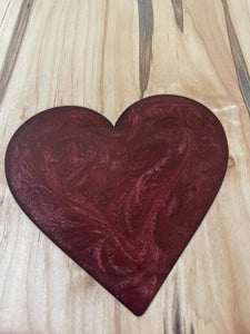 WCS Designs- Ambrosia Maple Charcuterie board with Red Heart, Kitchen & Dishware, WCS Designs, Atrium 916 - Sacramento.Shop