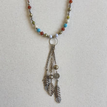 Load image into Gallery viewer, Jennifer Keller &quot;Light as a Feather&quot; Necklace Made With Salvaged Jewelry, Jewelry, Jennifer Laurel Keller Art, Atrium 916 - Sacramento.Shop

