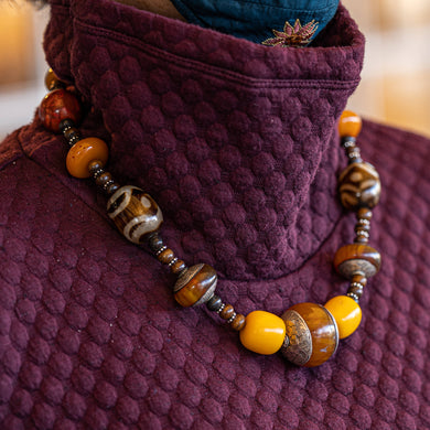 Lori Sparks- Resin & Bone Necklace, Jewelry, Sparks by Beadologie, Sacramento . Shop