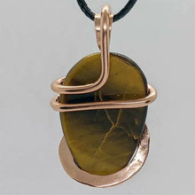 Load image into Gallery viewer, Arcane Moon - Copper Wrapped Tigereye Pendant, Jewelry, Arcane Moon, Atrium 916 - Sacramento.Shop
