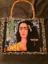 Load image into Gallery viewer, Maggie Devos - Frida purse/tobacco box art - Frida w/dragonflies, Crafts, Maggie Devos, Sacramento . Shop
