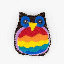 Load image into Gallery viewer, HandMade Magic - Stuffed Pride Owl Cushion, Soft Toy - Sacramento . Shop
