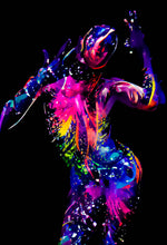 Load image into Gallery viewer, Rich Diltz- Splatter Dance, Wall Art, Rich Diltz Body Paint Photography, Atrium 916 - Sacramento.Shop
