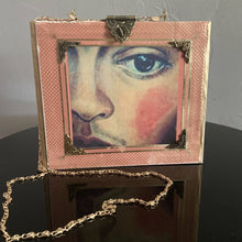 Load image into Gallery viewer, Maggie Devos - Upcycled Tobacco Box Purse - Frida cropped hair, Crafts, Maggie Devos, Atrium 916 - Sacramento.Shop
