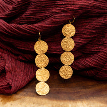 Load image into Gallery viewer, Susan Twining Creations - Matt Gold Four Dots Earrings, Jewelry, Susan Twining Creations, Sacramento . Shop

