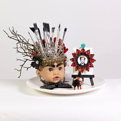 Grace Yip Designs - Frida the Fierce Baby Doll Art, Home Decor, Grace Yip Designs, Sacramento . Shop