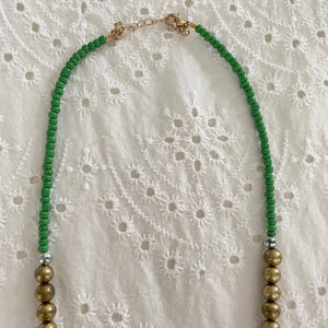 Jennifer Keller "Verde" Necklace Made With Salvaged Jewelry, Jewelry, Jennifer Laurel Keller Art, Atrium 916 - Sacramento.Shop