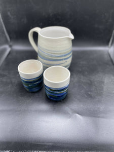 Angie Talbert Studios - Pitcher and cup set, Ceramics, Angie Talbert Studios, Atrium 916 - Sacramento.Shop