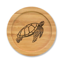 Load image into Gallery viewer, Nurelle Creations - Sea Turtle Bamboo Coaster, Kitchen &amp; Dishware, Nurelle Creations, Atrium 916 - Sacramento.Shop
