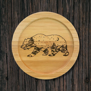 Nurelle Creations - California Grizzly Bear Coaster, Kitchen & Dishware, Nurelle Creations, Atrium 916 - Sacramento.Shop