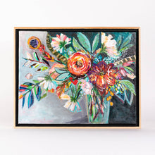 Load image into Gallery viewer, Nida Akhtar Studio - Sapphire Rose Painting, Wall Art, Nida Akhtar Studio, Sacramento . Shop
