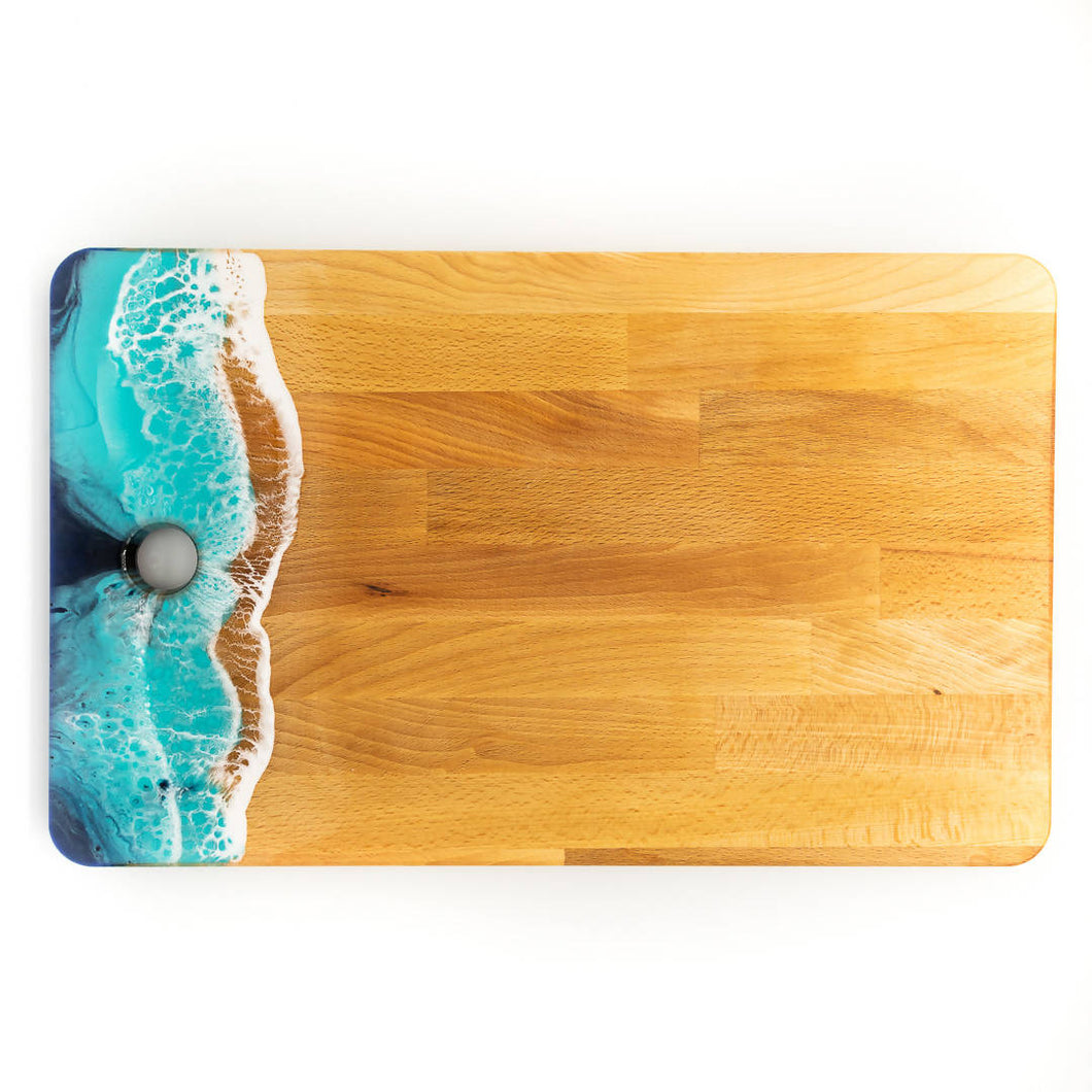 Awkwood Things - Large Ocean Inspired Cutting Board, Dishware, Awkwood Things, Sacramento . Shop