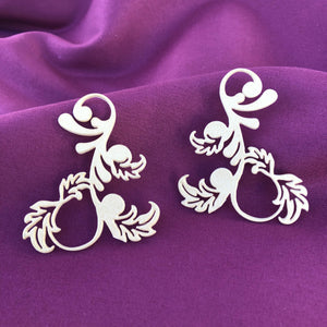 Susan Twining Creations - Gold Scroll Earrings, Jewelry, Susan Twining Creations, Sacramento . Shop