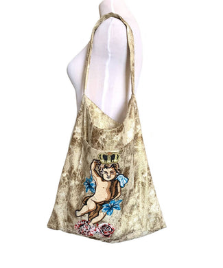 Grace Yip Designs- Gilded Cherub tote bag, Bags, Grace Yip Designs, Atrium 916 - Sacramento.Shop