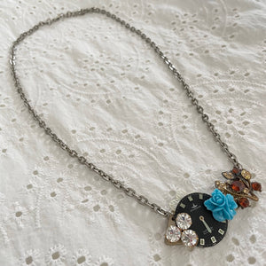 Jennifer Keller "After Midnight" Necklace Made With Salvaged Jewelry, Jewelry, Jennifer Laurel Keller Art, Atrium 916 - Sacramento.Shop