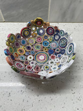 Load image into Gallery viewer, Paper Zen Designs - Medium 6” Rolled Coiled Magazine Bowl, Home Decor, Paper Zen Designs, Atrium 916 - Sacramento.Shop
