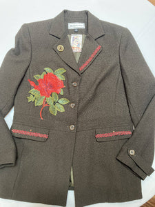 Maggie Devos- Rosemelody tailored jacket-Size 12 women, Fashion, Maggie Devos, Atrium 916 - Sacramento.Shop