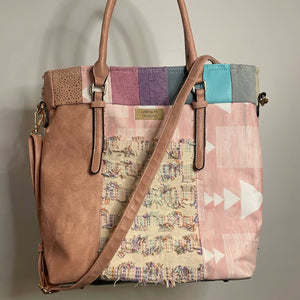 Lorna M Designs - Extra Large Upcycled Tote Bags, Bags, Lorna M Designs, Atrium 916 - Sacramento.Shop